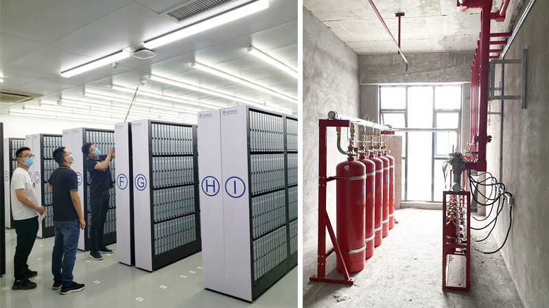 檔案庫(kù)房七氟丙烷滅火系統(tǒng)