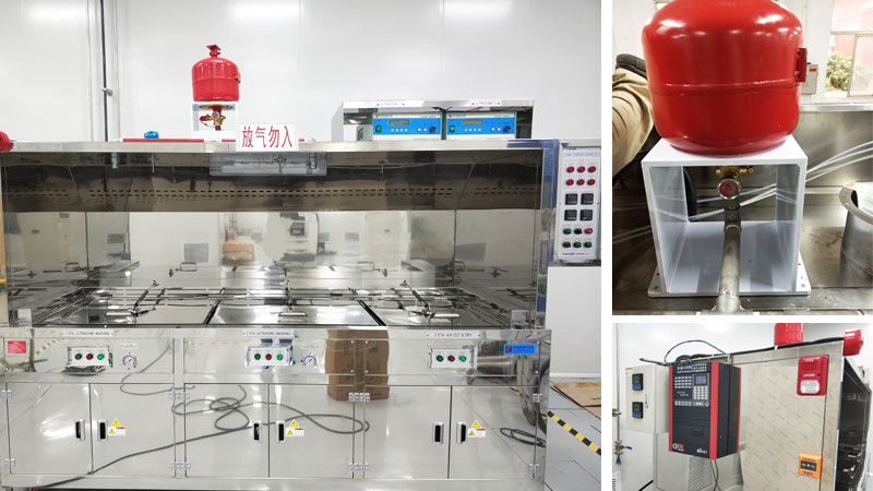 超聲波清洗機(jī)自動滅火裝置