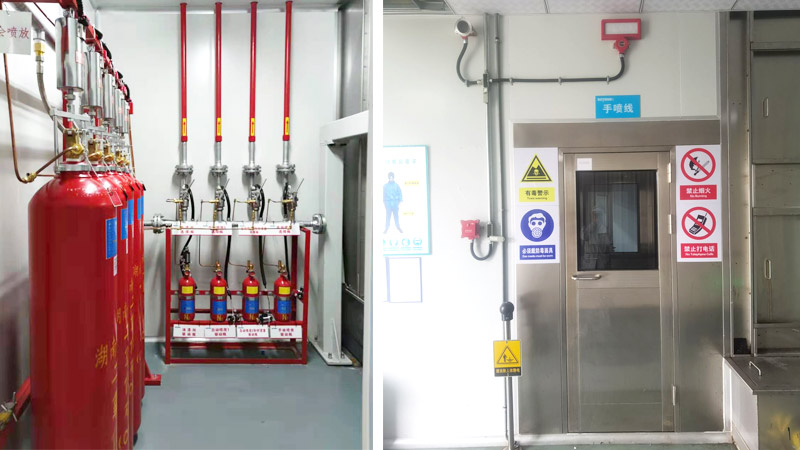 汽車噴漆生產(chǎn)線氣體滅火系統(tǒng)