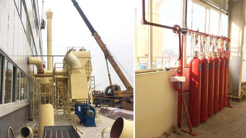 環(huán)保除塵設(shè)備自動滅火系統(tǒng)