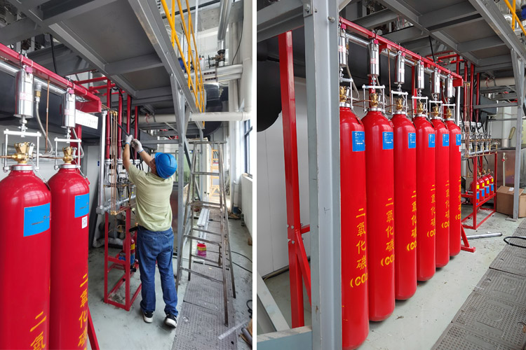 涂布生產(chǎn)線消防氣體滅火系統(tǒng)