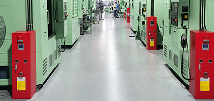 山口精工軸承磨床自動滅火裝置案例