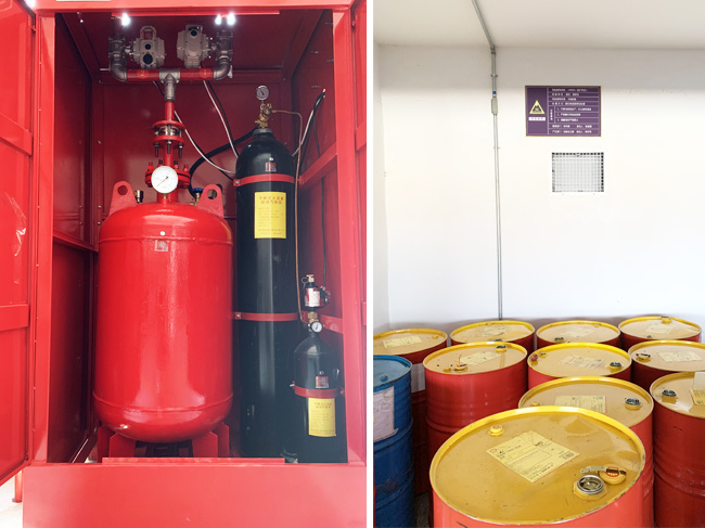 ?；穫}庫自動滅火系統(tǒng)裝置安裝