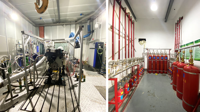 發(fā)動機(jī)實(shí)驗室氣體滅火系統(tǒng)