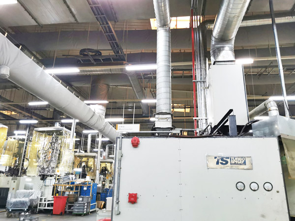 噴涂設備氣體滅火系統(tǒng)，念海消防助力康迪泰克橡塑安全生產(chǎn)