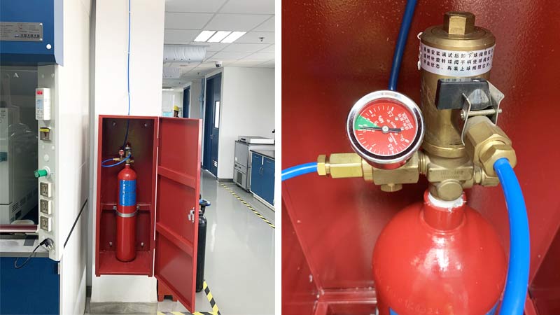 實(shí)驗(yàn)柜火探管滅火裝置