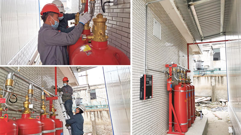 汽車發(fā)動(dòng)機(jī)實(shí)驗(yàn)室管網(wǎng)七氟丙烷滅火系統(tǒng)